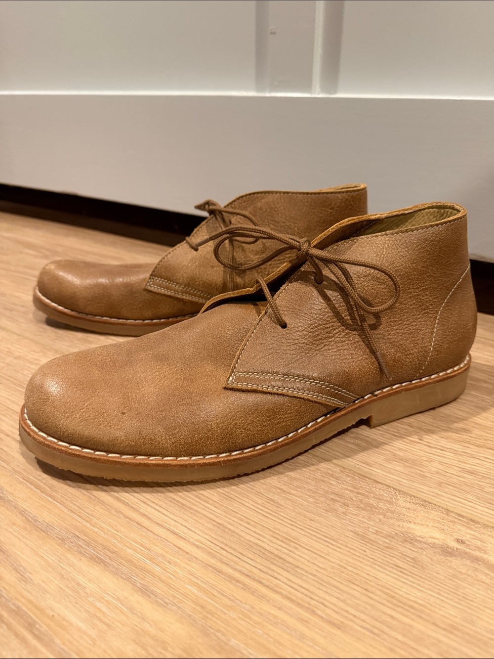 Roots Tan Leather Desert Boot